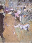 Henri de toulouse-lautrec Pa Moulin Rouge Kadrilj borjar oil painting on canvas